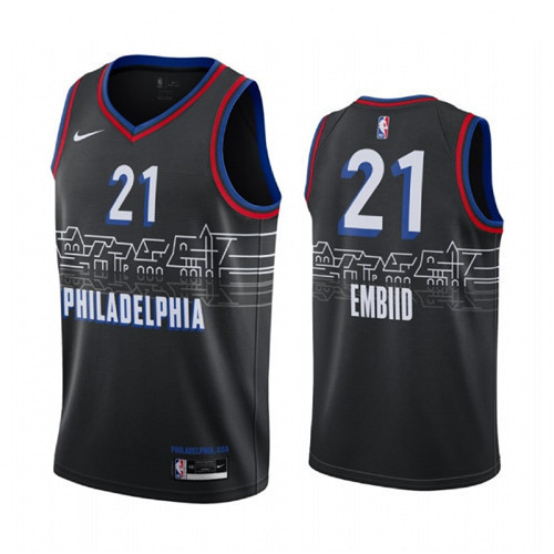 Achetés Maillot du Joel Embiid, Philadelphia 76ers 2020/21 - City Edition