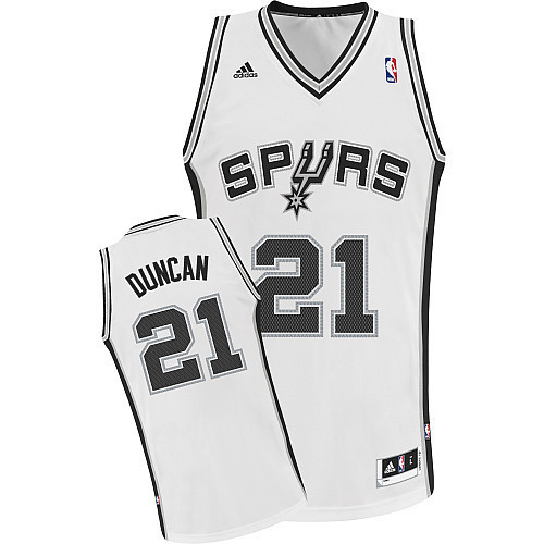 Achetés Maillot du Tim Duncan, San Antonio Spurs [Blanc]