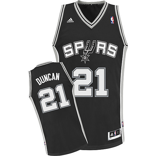 Achetés Maillot du Tim Duncan, San Antonio Spurs [Negra]