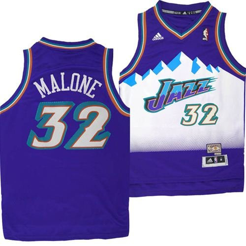 Nouveaux Maillot du Karl Malone, Utah Jazz [Violet]