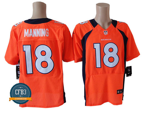 Nouveaux Maillot du Peyton Manning, Denver Broncos - Orange