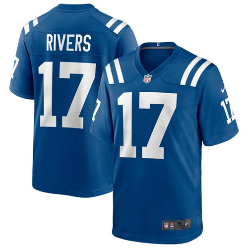 Nouveaux Maillot du Philip Rivers, Indianapolis Colts - Royal