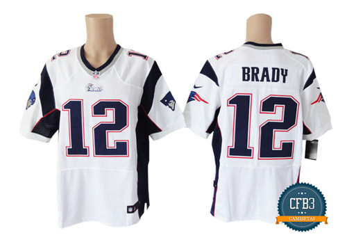 Achat Maillot du Tom Brady, New England Patriots - Blanc
