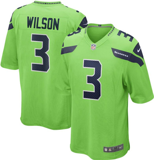 Achat Maillot du Russell Wilson, Seattle Seahawks - Green