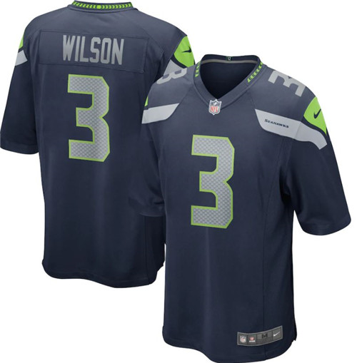 Achat Maillot du Russell Wilson, Seattle Seahawks - Navy