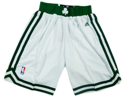Flocage Maillot du Short Boston Celtics [Blanc y Vert]