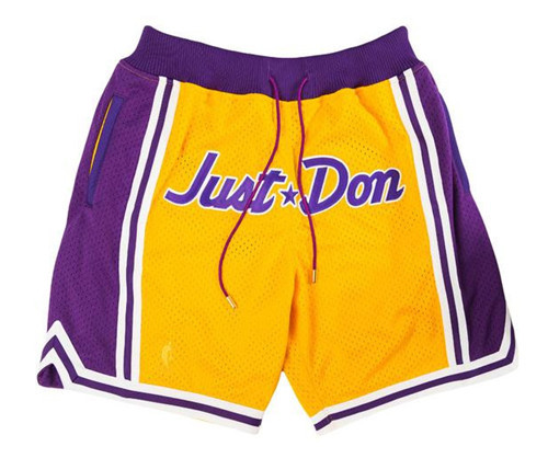 Flocage Maillot du Short JUST ☆ DON Los Angeles Lakers