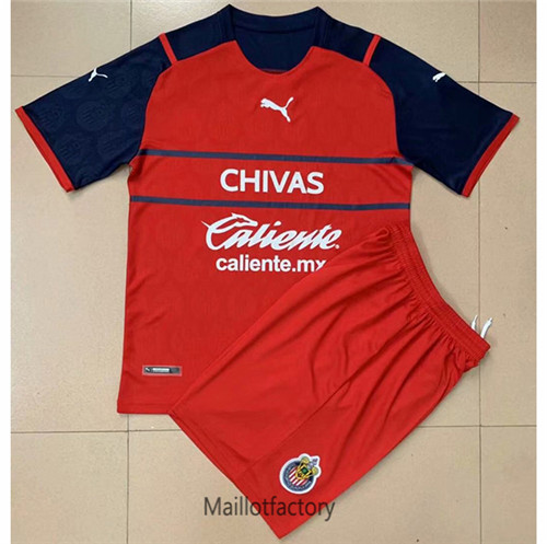 Achat Maillot du Chivas Regal Enfant 2021/22 Rouge