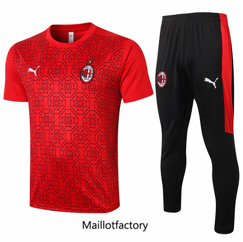 Achat Kit d'entrainement Maillot du AC Milan 2020/21 Rouge