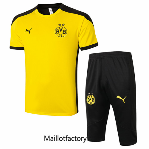Achat Kit d'entrainement Maillot du Borussia Dortmund 3/4 2020/21 Jaune
