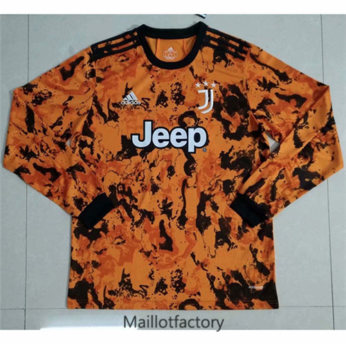 Achat Maillot du Juventus Manche Longue 2020/21 orange