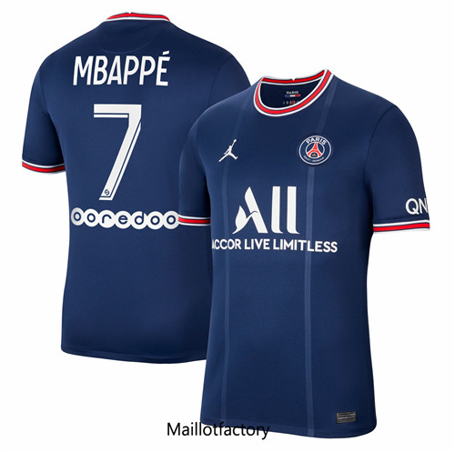 Achat Maillot du PSG 2021/22 Domicile Mbappé 7