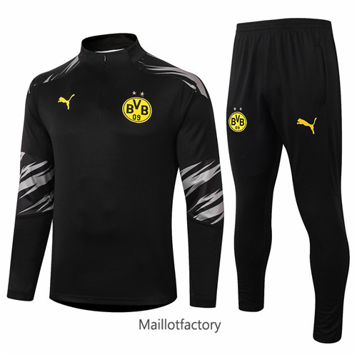 Achat Survetement du foot Borussia Dortmund 2020/21 Noir