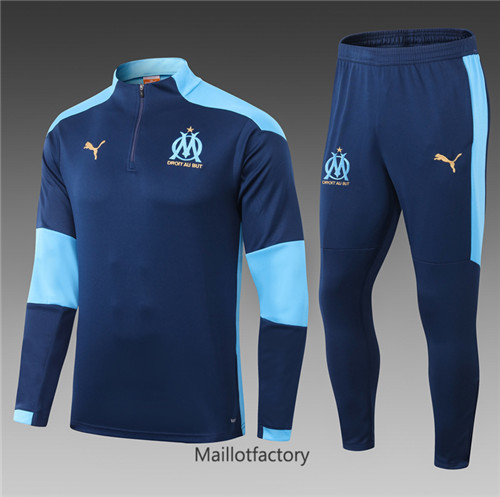 Achat Survetement Enfant de foot Marseille 2021/22 Bleu Marine