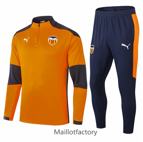 Achat Survetement du foot Valence 2021/22 Orange