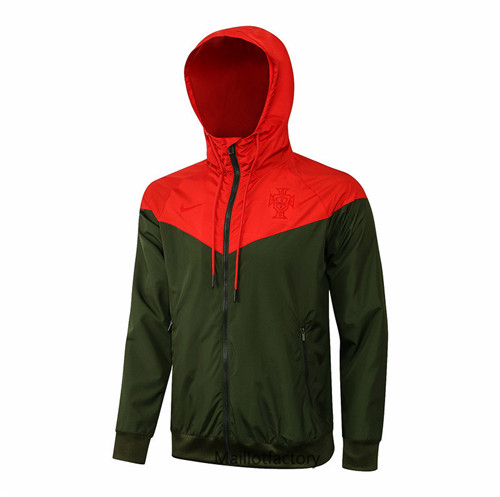 Achat Coupe vent Portugal 2021/22 Armee Verte/ Rouge