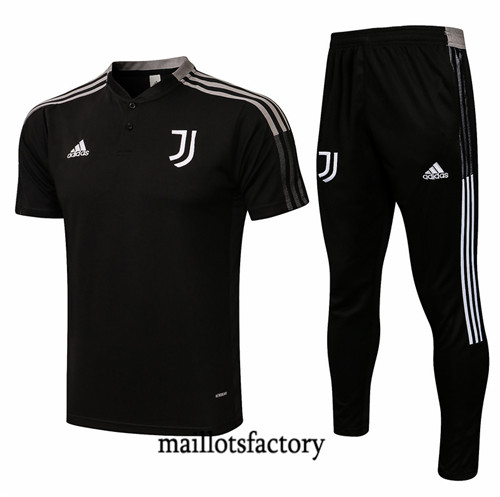 Site Kit d'entrainement Maillot du Juventus Polo 2021/22 Noir