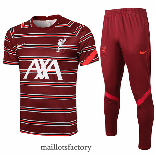 Site Maillot du Kit d'entrainement Maillot du Liverpool 2021/22 Rouge