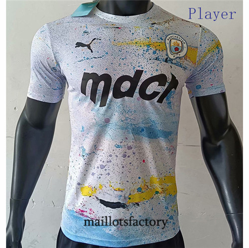 Grossiste Maillot du Manchester City Player 2021/22 co-branded