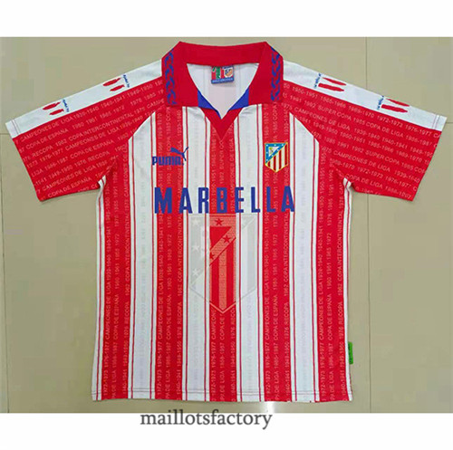 Soldes Maillot du Retro Atletico Madrid 1995-96 Domicile