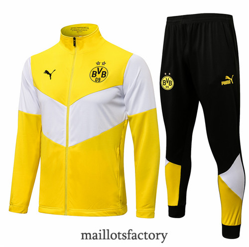 Site Veste Survetement du foot Borussia Dortmund 2021/22 Jaune