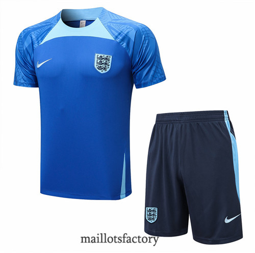 Achat Kit d'entrainement Maillot du Angleterre + Short 2022/23 Bleu y854
