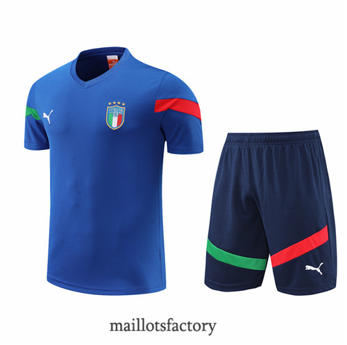 Achat Kit d'entrainement Maillot du Italie + Short 2022/23 Bleu y869