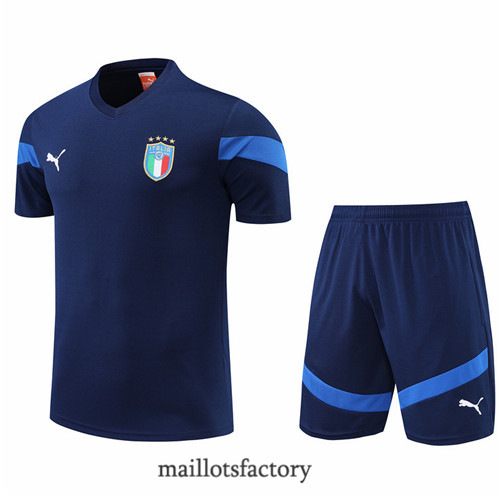 Achat Kit d'entrainement Maillot du Italie + Short 2022/23 Bleu Marine y870