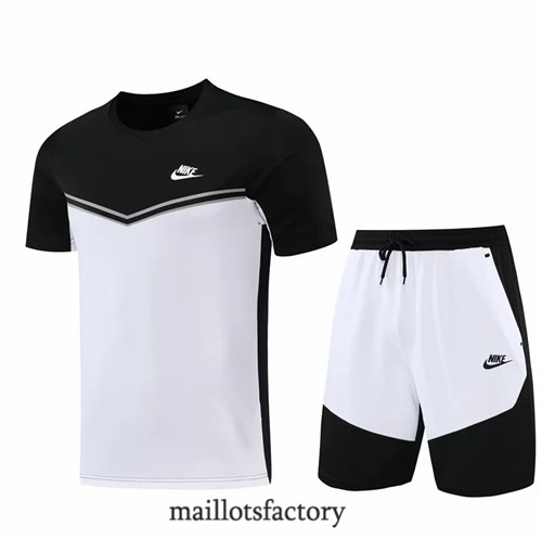 Achat Kit d'entrainement Maillot du Nike + Short 2022/23 Noir/Blanc y732