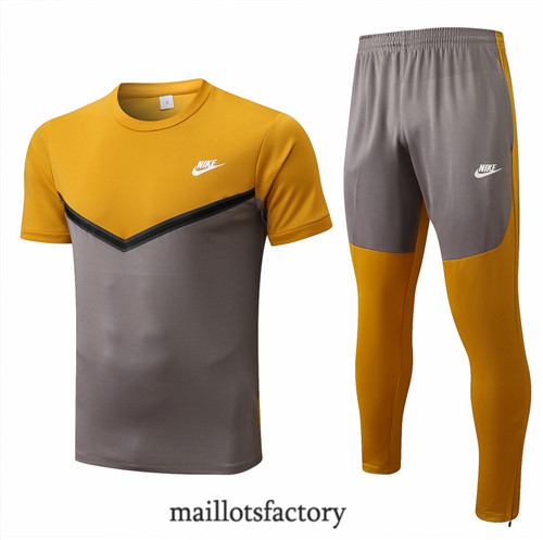 Achat Kit d'entrainement Maillot du Nike 2022/23 Jaune/Gris y742