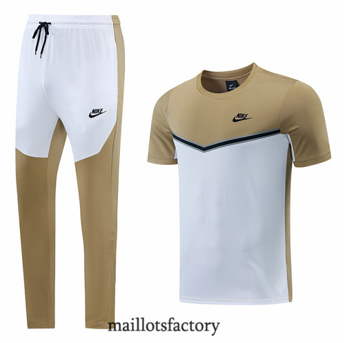 Achat Kit d'entrainement Maillot du Nike 2022/23 Brun/Blanc y747