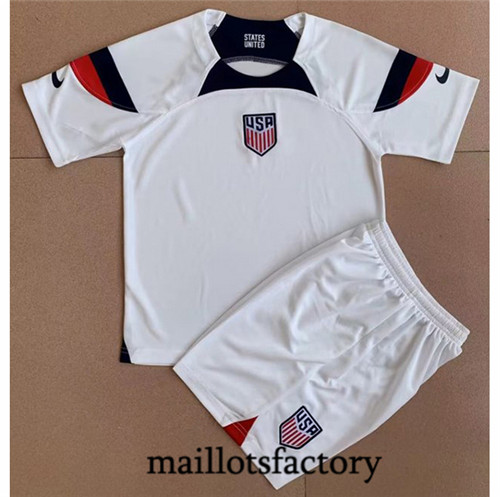 maillotsfactory: Maillot du États-Unis Enfant 2022/23 Domicile fiable