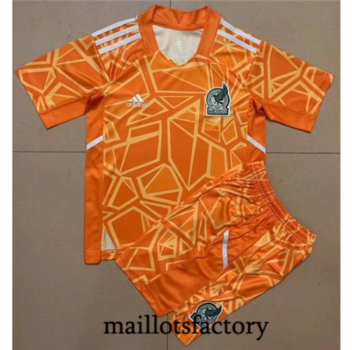 maillotsfactory: Maillot du Mexique Enfant 2022/23 gardien de but Orange fiable