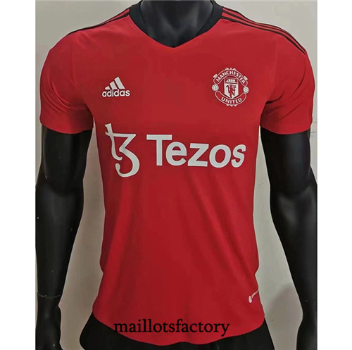 Achat Maillot du Manchester United 2022/23 training Rouge