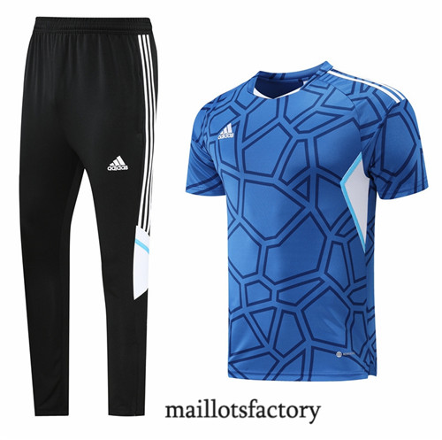 Achat Maillot Kit d'entrainement du Adidas 2022/23 Bleu Y593