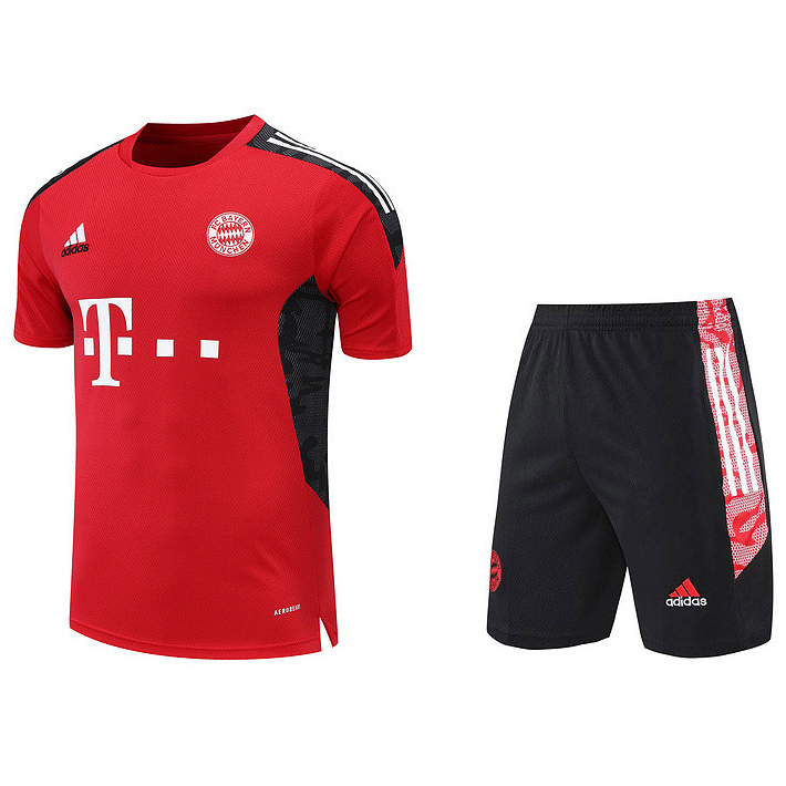 Achat Maillot Kit d'entrainement du Bayern Munich 2022/23 Rouge Y623