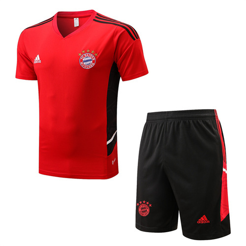 Achat Maillot Kit d'entrainement du Bayern Munich 2022/23 Rouge Y624