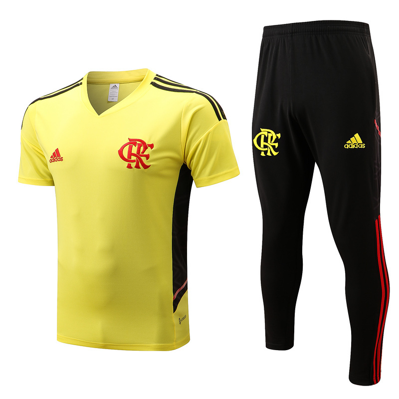 Achat Maillot Kit d'entrainement du Flamengo 2022/23 Jaune Y652