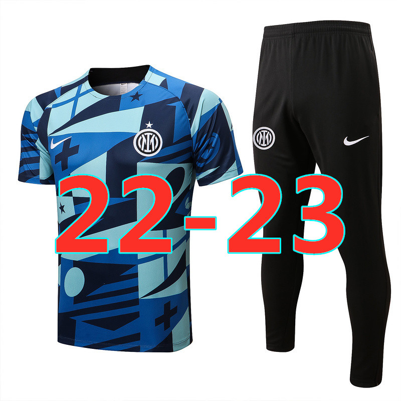 Achat Maillot Kit d'entrainement du Inter Milan 2022/23 Bleu Y660