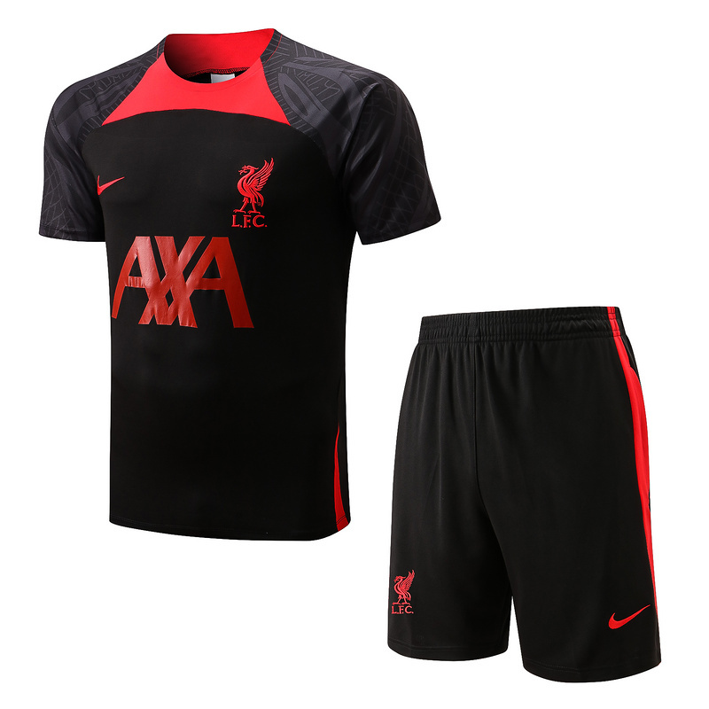 Achat Maillot Kit d'entrainement du Liverpool 2022/23 Noir Y678