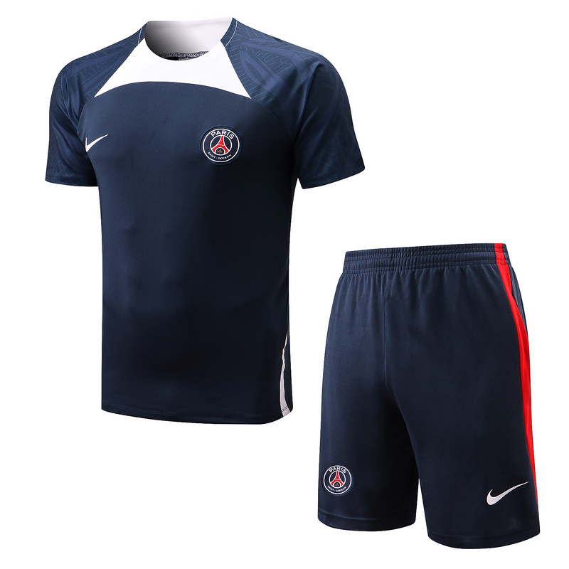 Achat Maillot Kit d'entrainement du Paris PSG 2022/23 Bleu Y725
