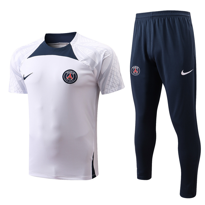 Achat Maillot Kit d'entrainement du Paris PSG 2022/23 Blanc Y735