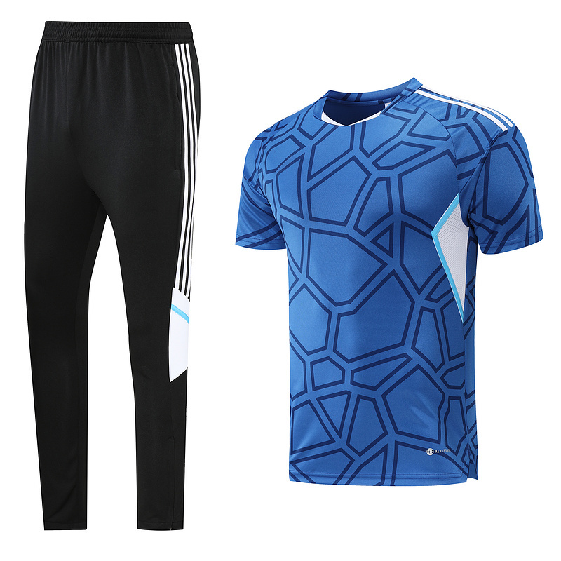 Achat Maillot Kit d'entrainement du Sans logo de marque 2022/23 Bleu Y605