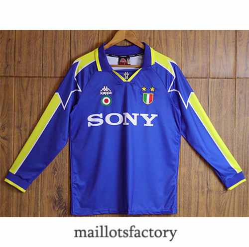 Achat Maillot du Retro Juventus Domicile Manche Longue 199697 Y1087