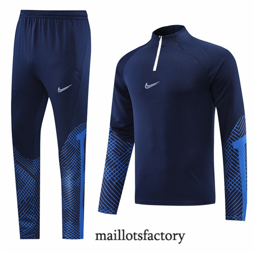Achat Survetement du foot Nike 2022/23 Bleu Y1253