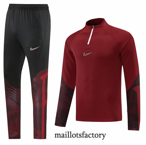 Achat Survetement du foot Nike 2022/23 Rouge Y1257