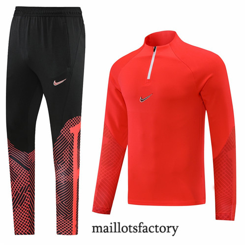 Achat Survetement du foot Nike 2022/23 Rouge Y1258