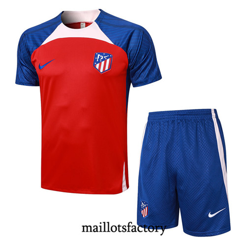 Maillot du Kit d'entrainement Atletico Madrid + Shorts 2023/24 Rouge factory 485