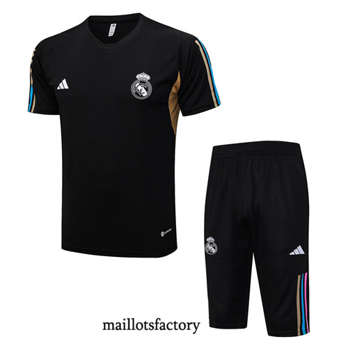 Maillot du Kit d'entrainement Real Madrid + Shorts 2023/24 Noir factory 498