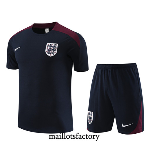 Maillot du Kit d'entrainement Angleterre Enfant + Shorts 2023/24 Bleu marine factory 527